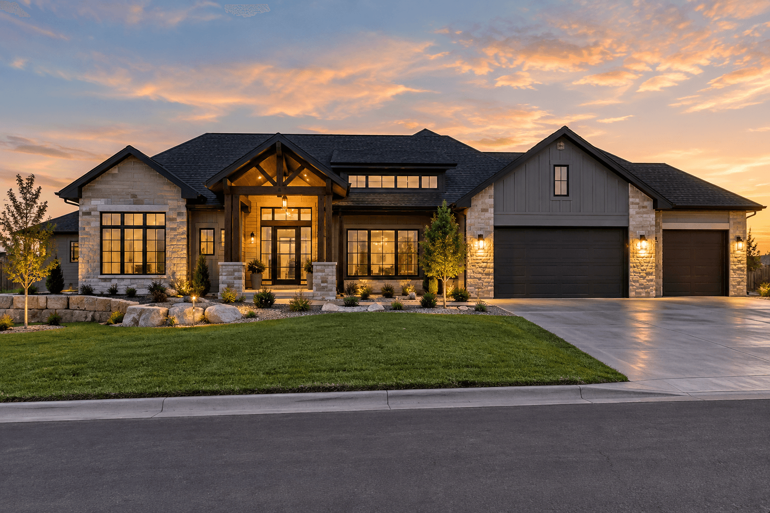 Exterior of the Hawthorne Ridge home